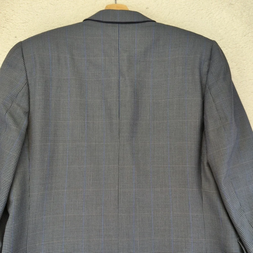 JACK VICTOR Saks Fifth Avenue‎ Mens Wool Blazer Jacket Suit Sport Coat Size 42L